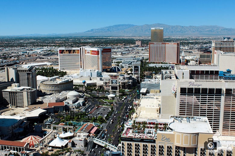Blick über Las Vegas