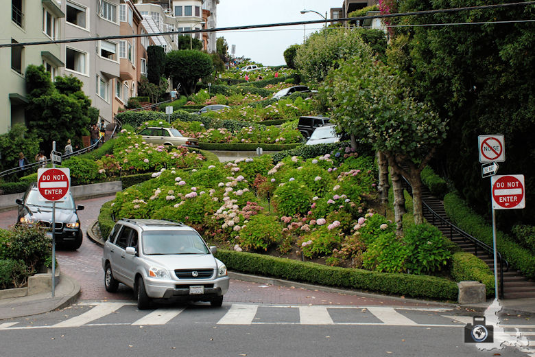 Sehenswürdigkeiten San Francisco - Lombard Street