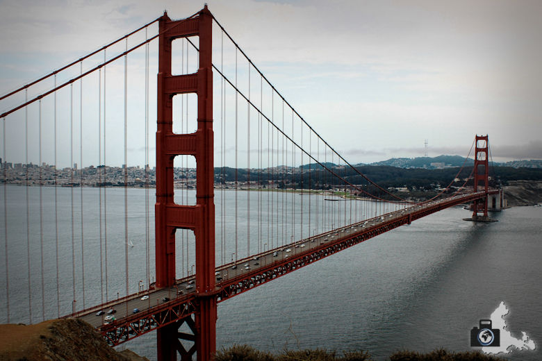 Sehenswürdigkeiten San Francisco - Golden Gate Bridge, Marin Headlands