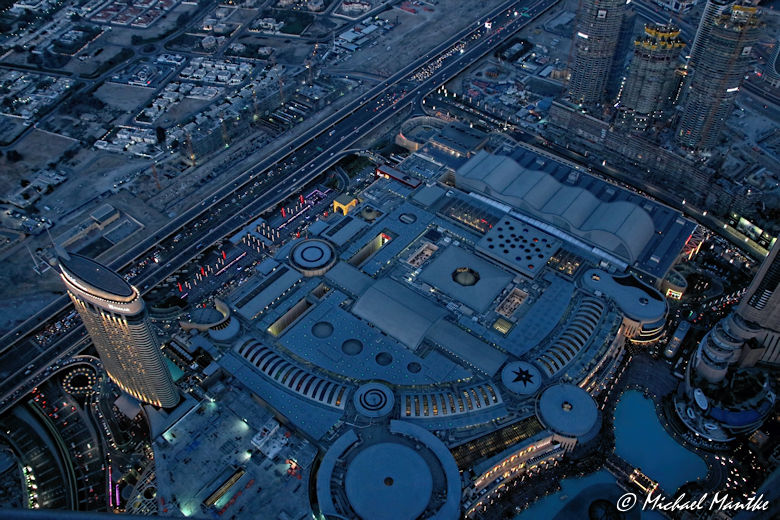 Dubai Mall von oben