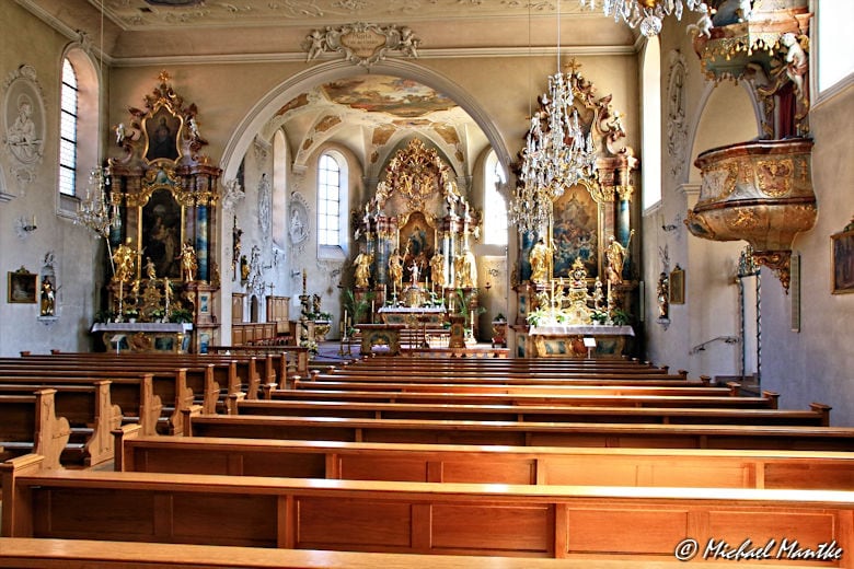 Inneres des Kloster St. Märgen