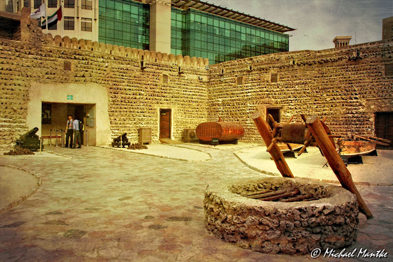 Dubai Museum Al Fahidi Fort Innenhof