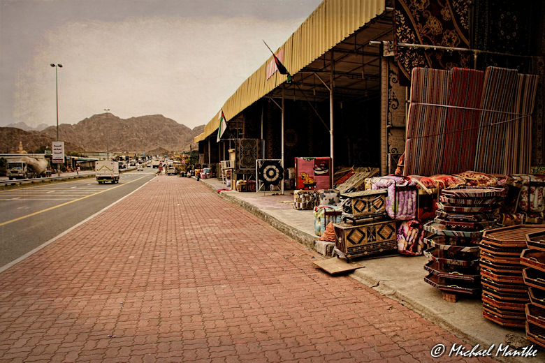Fujairah Teppich Händler Straßenverkauf