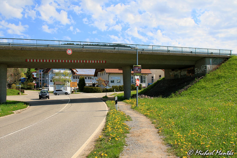 Panoramaweg St. Märgen - Unterführung in St. Peter