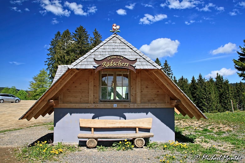 Martin Heidegger Rundwanderweg bei Todtnauberg - Hütte am Radschert