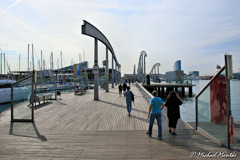 Barcelona Hafen Rambles del Mar