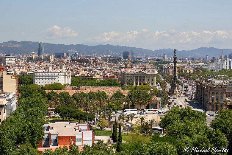 Barcelona Blick vom Montjuic