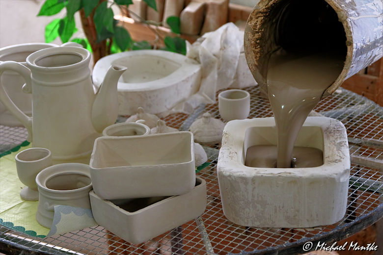 Zeller Keramik - Formen mit Gips