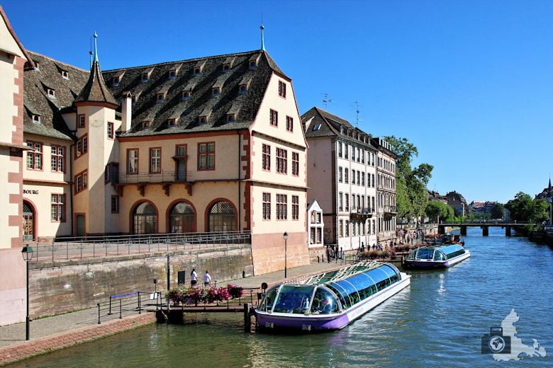 Frankreich Straßburg Ausflugsboote