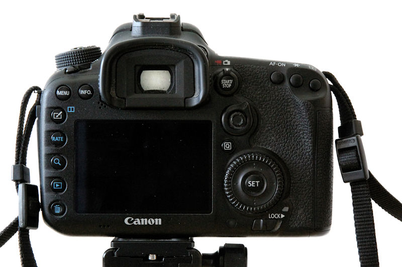 Canon EOS 7D Mark II Rückseite