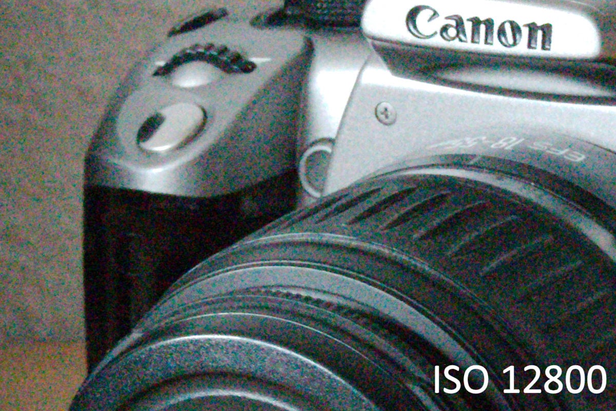 ISO 12800 mit der Canon 7D Mark II