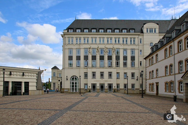 Luxemburg Gerichtsviertel mit Justizpalast