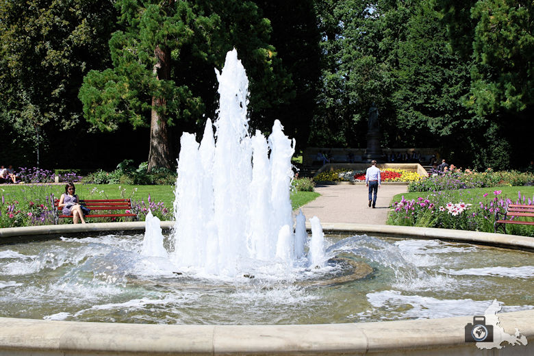 Luxemburg Parc Municipal Springbrunnen