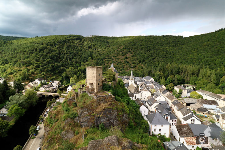 Aussicht Burg-Ruine Esch-sur-Sûre