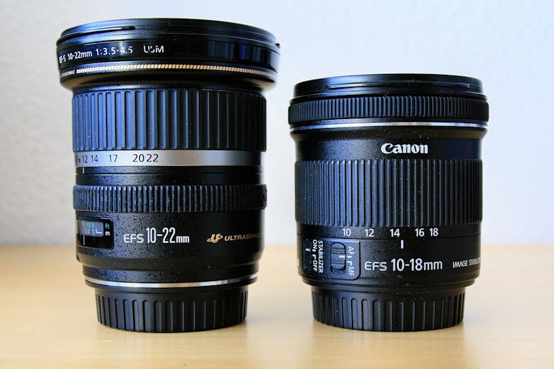 Canon 10-22 USM versus Canon 10-18 IS STM