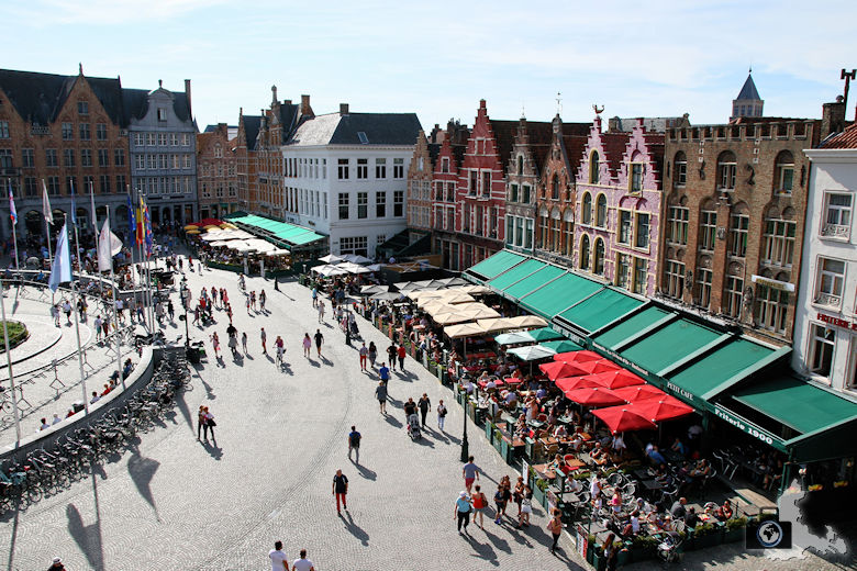 Place de Bruges in Brügge in Belgien