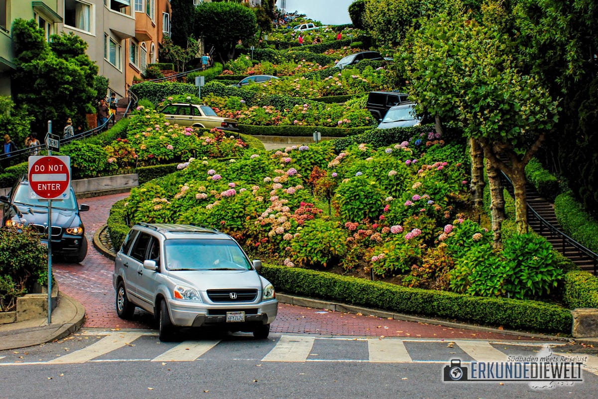 Lombard Street, San Francisco, Kalifornien, USA