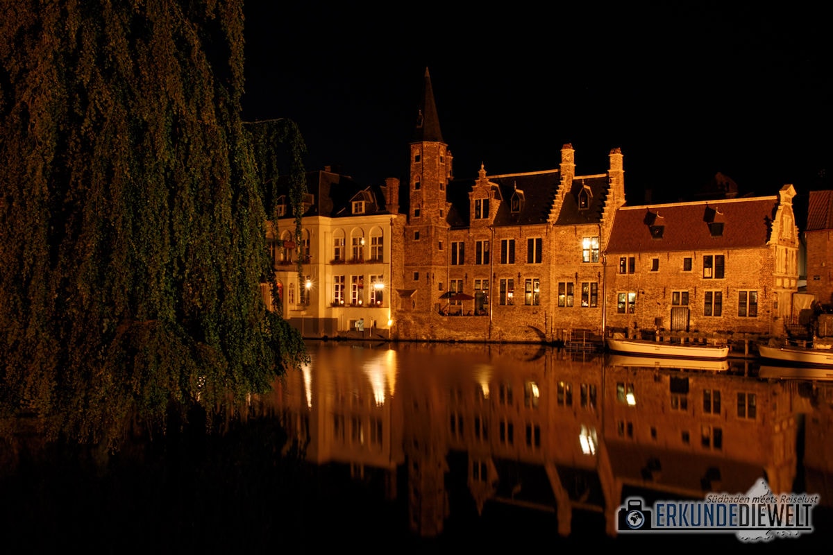 Brügge bei Nacht, Belgien