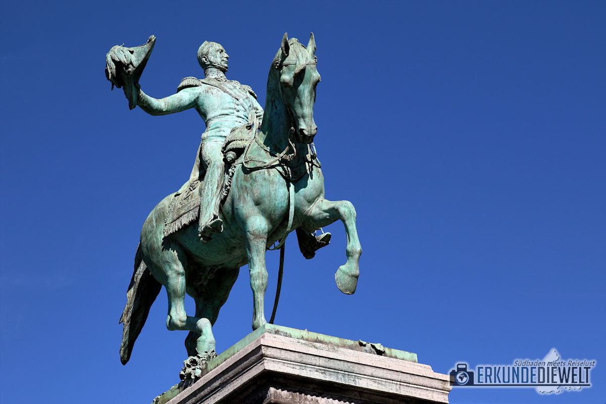 Equestrian Statue of William II, Luxemburg Stadt, Luxemburg