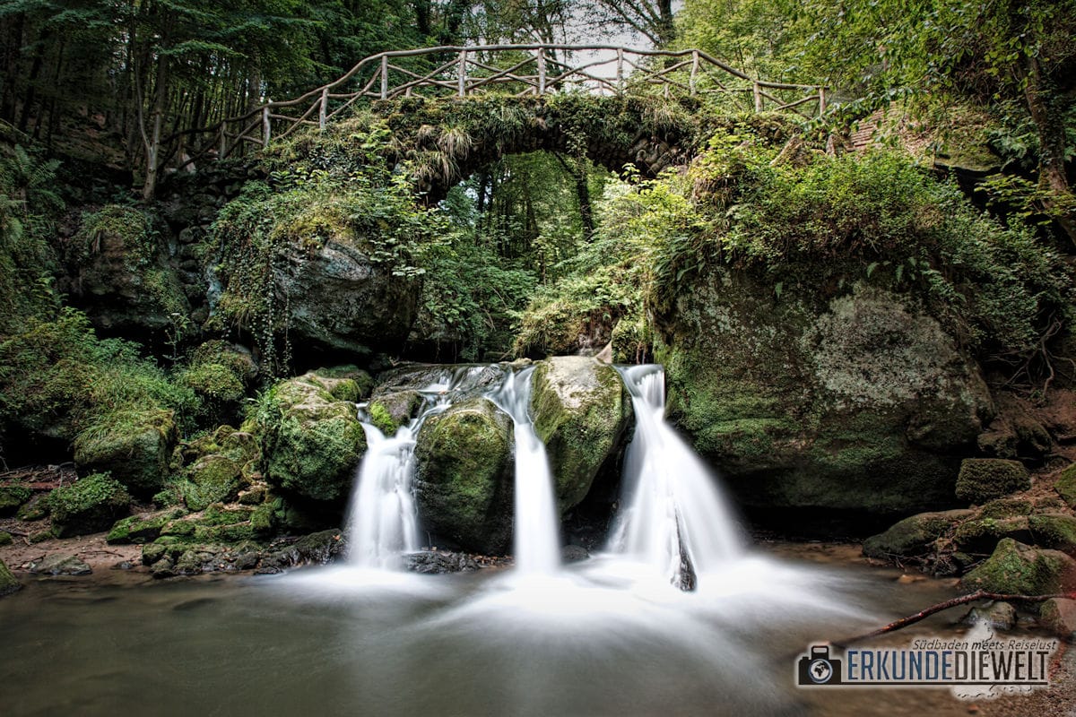 Schiessentümpel Wasserfall auf dem Mullerthal Trail, Luxemburg