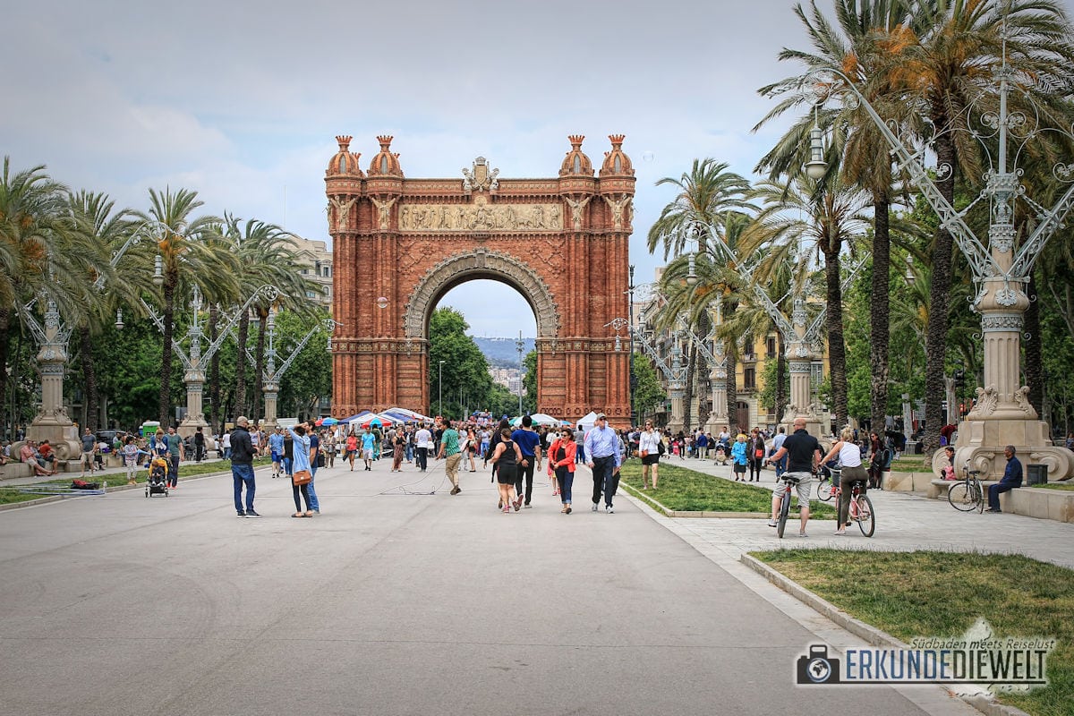 Arc de Triomf, Barcelona, Spanien