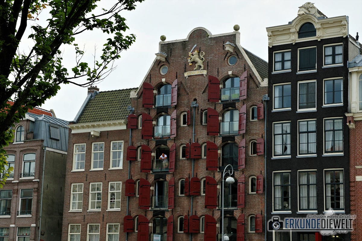 Häuserfassade, Amsterdam, Niederlande