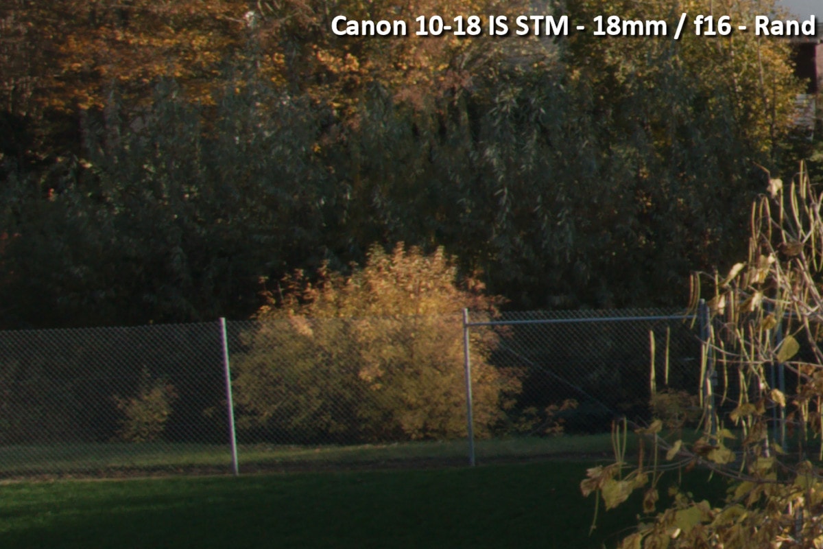 Beispielbild Canon 10-18 IS STM - 18 mm / f16 - Randbereich