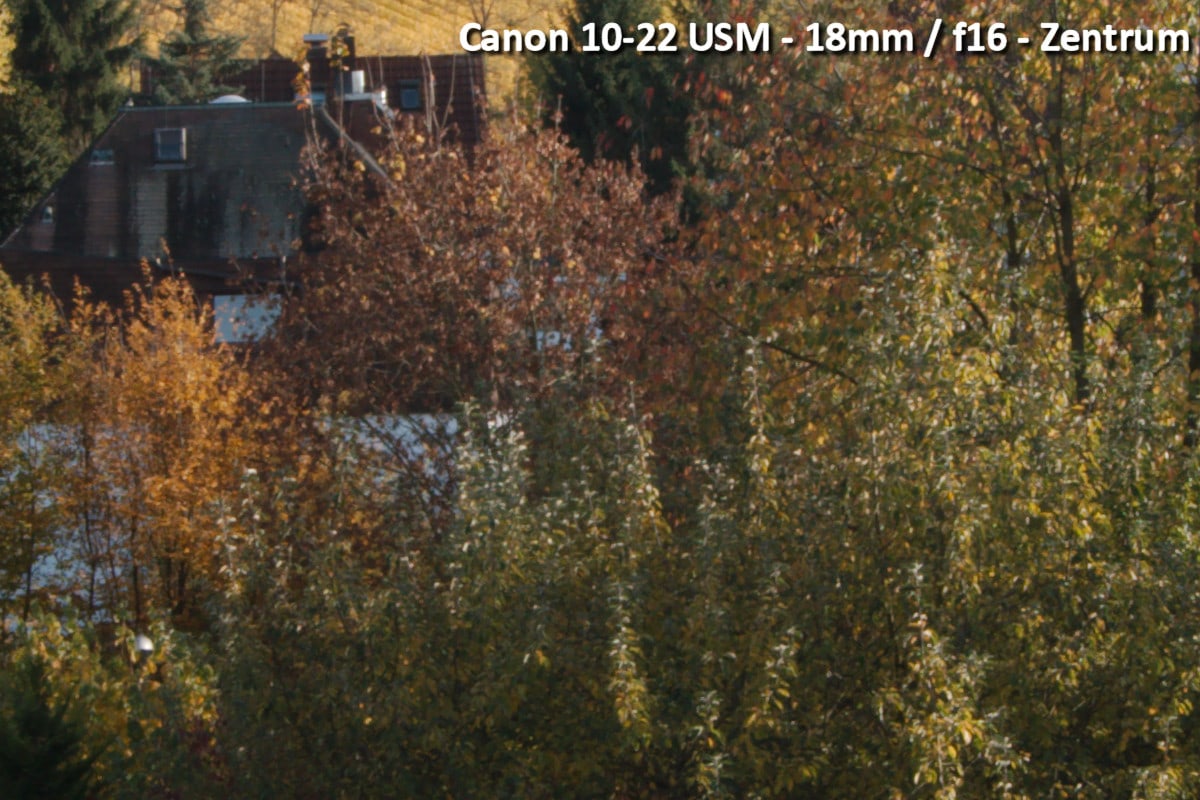 Beispielbild Canon 10-22 USM - 18 mm / f16 - Zentrum