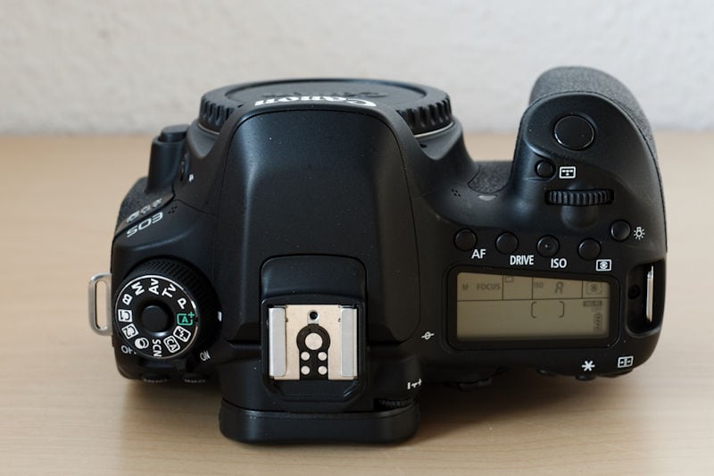 Canon EOS 80D Draufsicht
