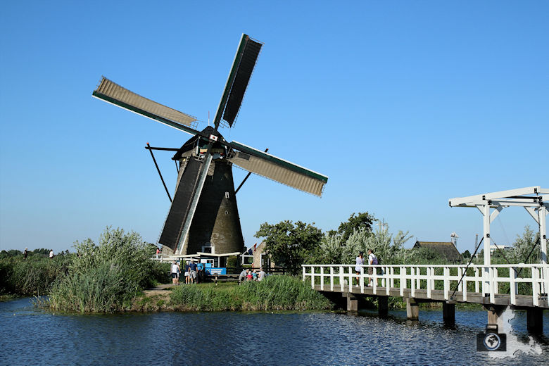 Windmühlen von Kinderdijk in den Niederlanden - Museum
