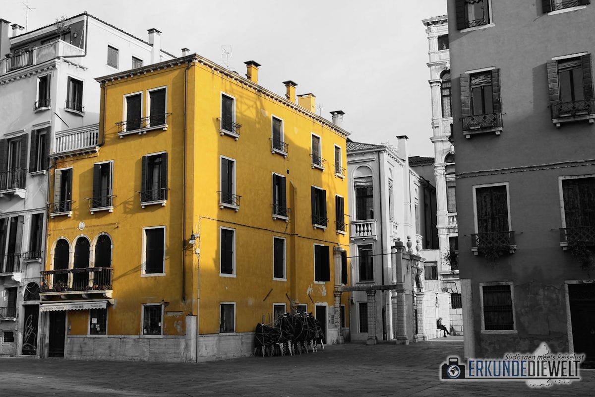 Color-Key Bild - Gelbes Haus