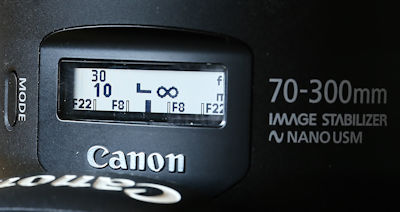 Canon EF 70-300mm 1:4-5,6 IS II USM - Display Mode 3