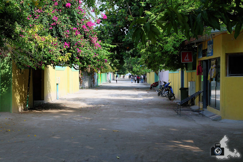 Strasse, Ukulhas, Malediven