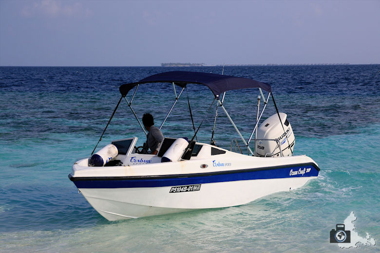 Malediven Ausflugsboot
