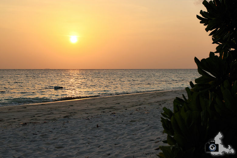 Malediven Ukulhas Abendsonne