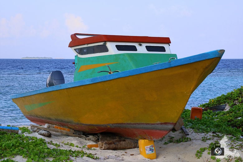 Ukulhas Malediven - Boot