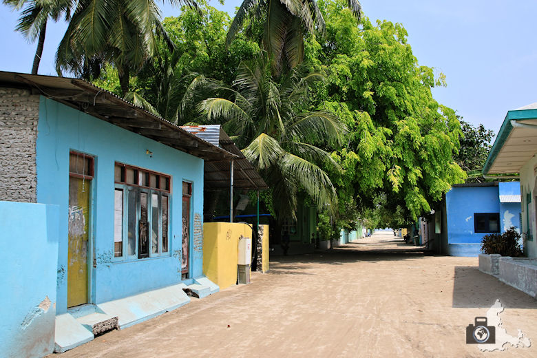 Ukulhas Malediven - Strasse
