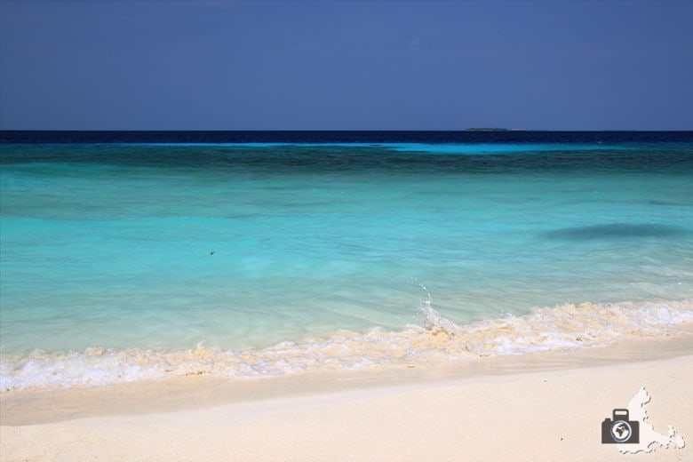 Türkises Meer auf Ukulhas, Malediven