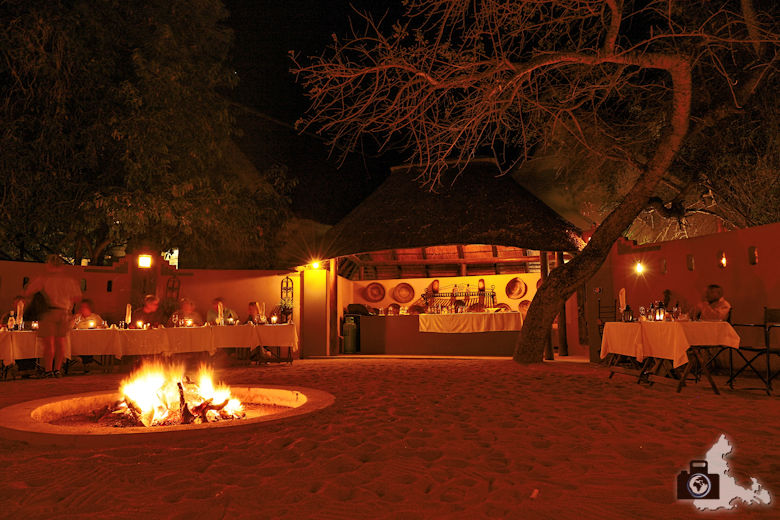 Elephant Plains Lodge im Sabi Sand Game Reserve - Dinner