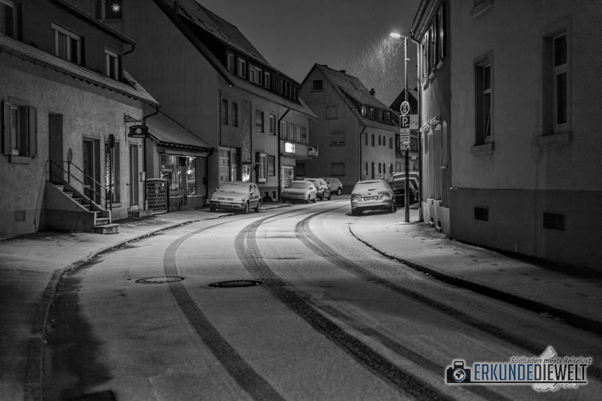 Fotowalk #5 - Winternacht in Freiburg St. Georgen