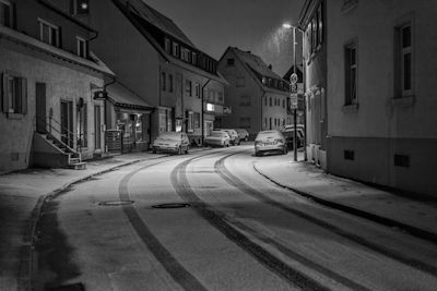 Fotowalk #5 Winternacht in Freiburg St. Georgen