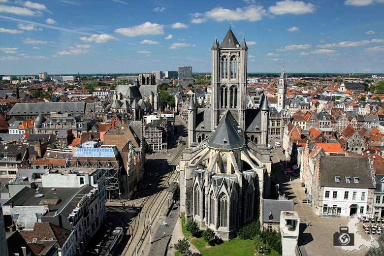 Aussicht vom Belfort in Gent