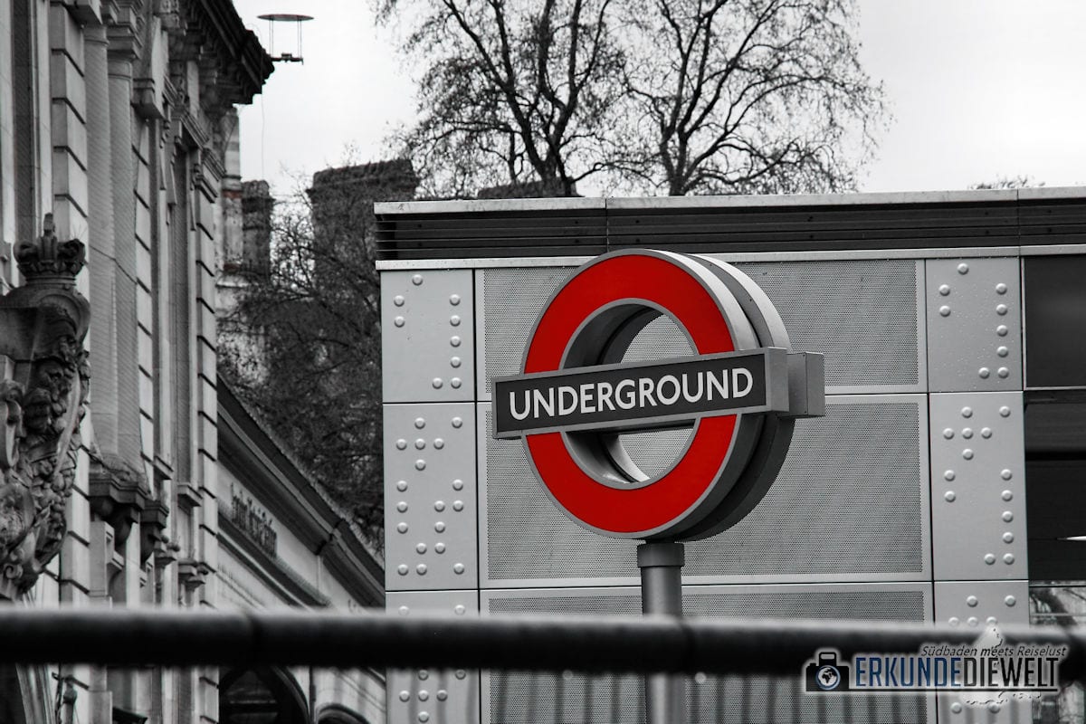 Underground, London, Großbritannien