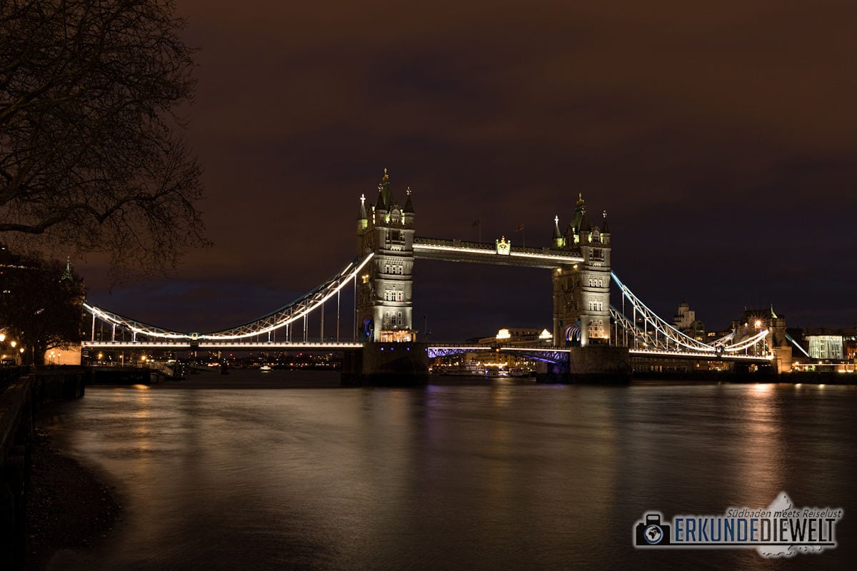 London bei Nacht - Tower Bridge