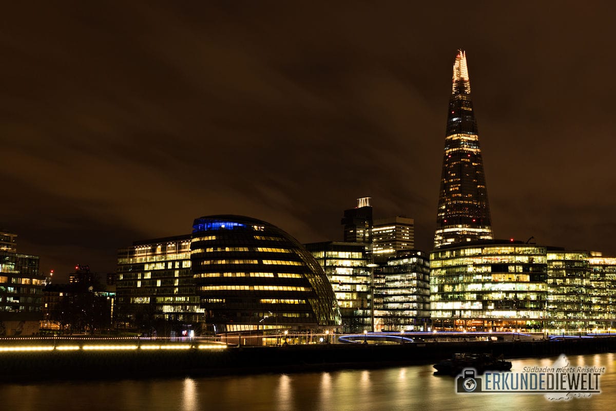 London bei Nacht - The Shard
