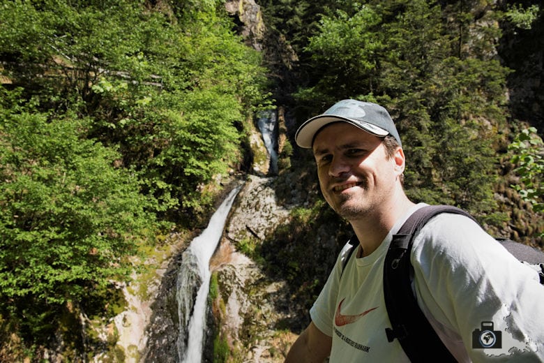 Allerheiligen Wasserfälle im Schwarzwald - Selfie