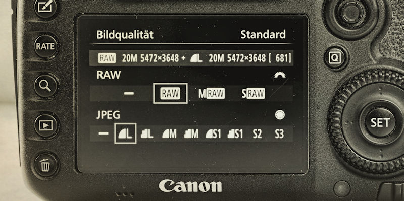 Fotografie Tipps - RAW Format