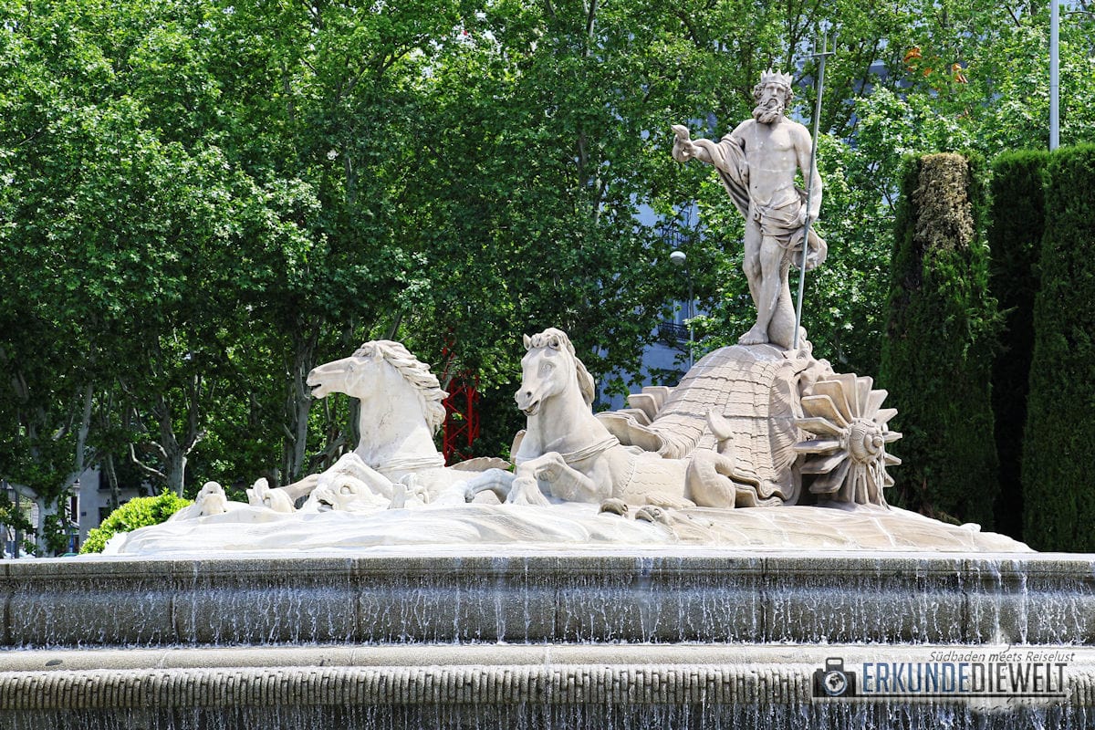 Neptunbrunnen, Madrid, Spanien