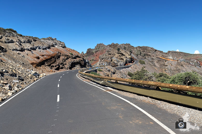 La Palma, Straße zum Mirador del Roque de los Muchachos