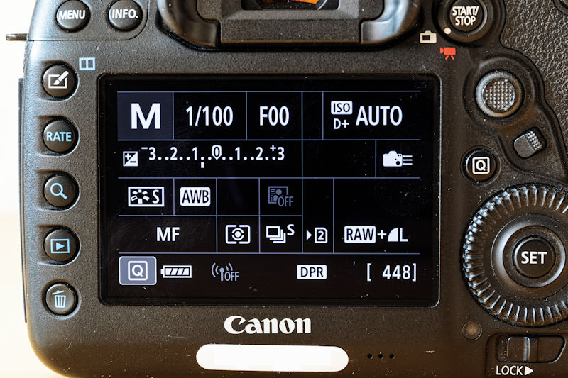 Canon EOS 5D Mark IV - Display